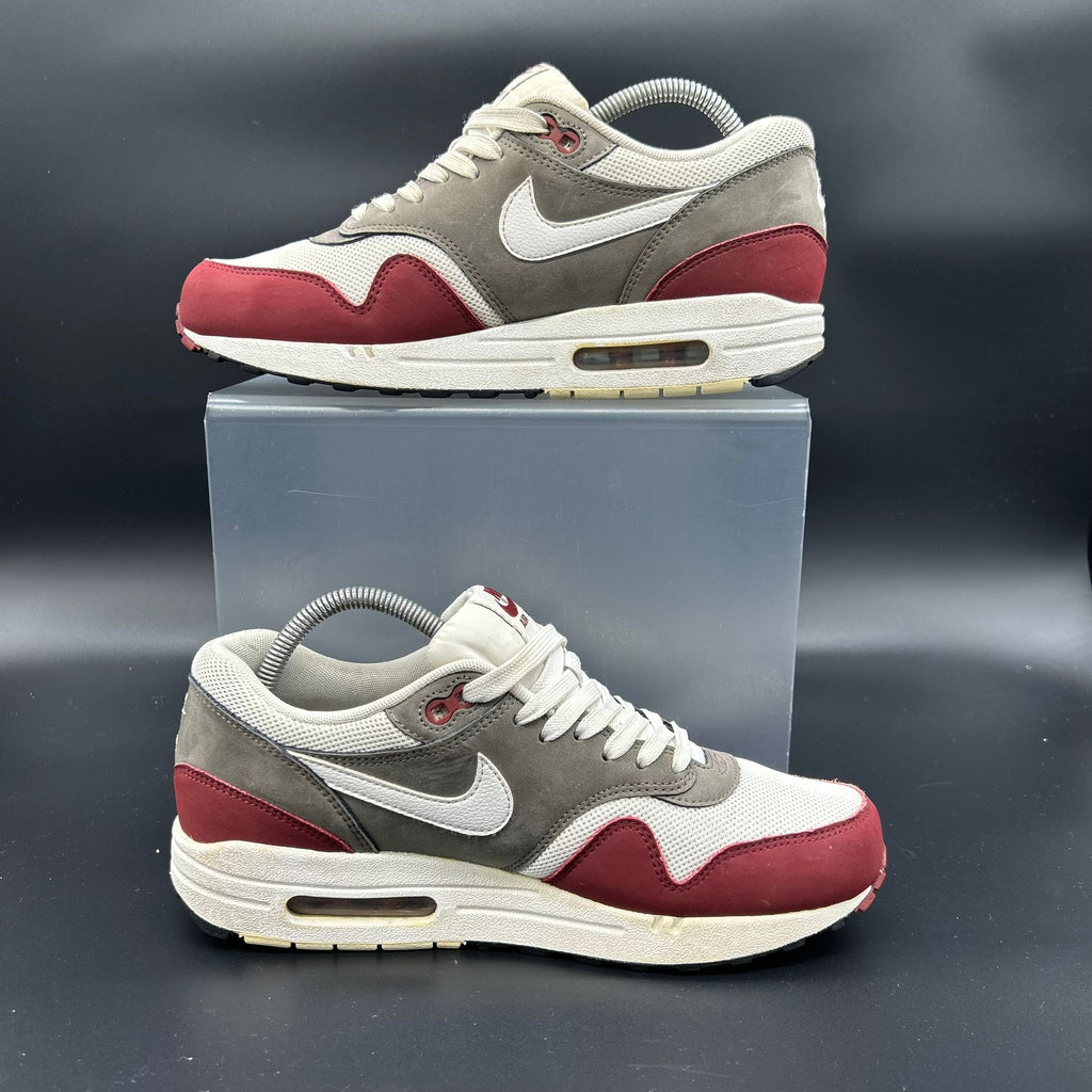 Nike Air Max 1 — Grey/Team Red/Sail (Used)