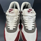Nike Air Max 1 — Grey/Team Red/Sail (Used)