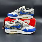 Nike Air Max 1 PRNT — White/Game Royal/Neutral Grey (Used)