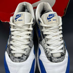 Nike Air Max 1 PRNT — White/Game Royal/Neutral Grey (Used)