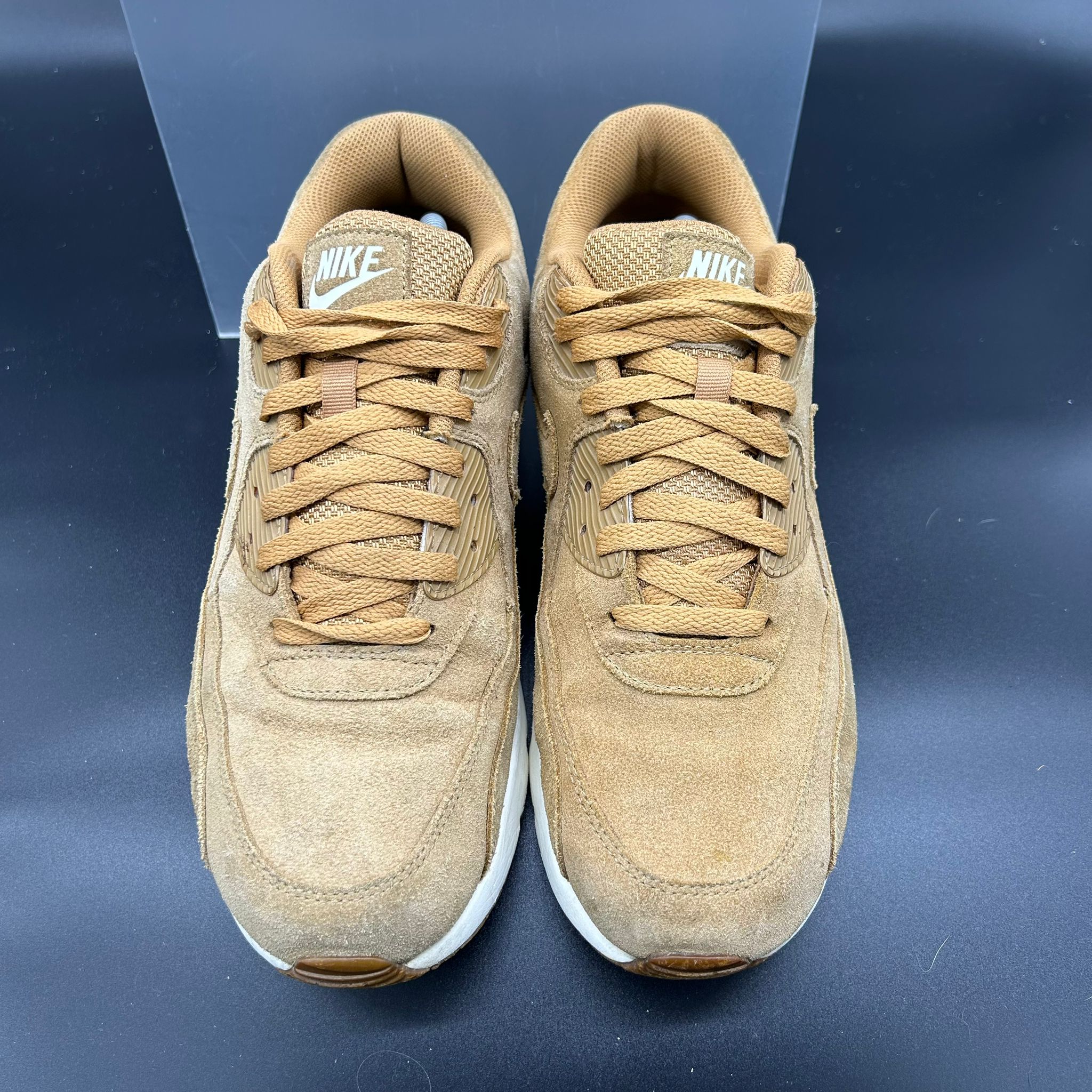 Nike Air Max 90 — Wheat/Tan Suede (Used)