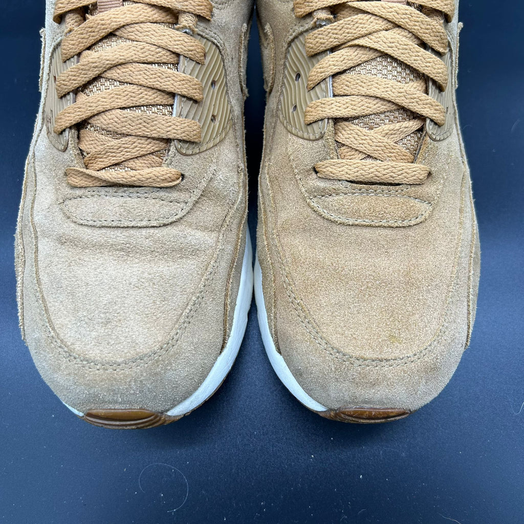 Nike Air Max 90 — Wheat/Tan Suede (Used)