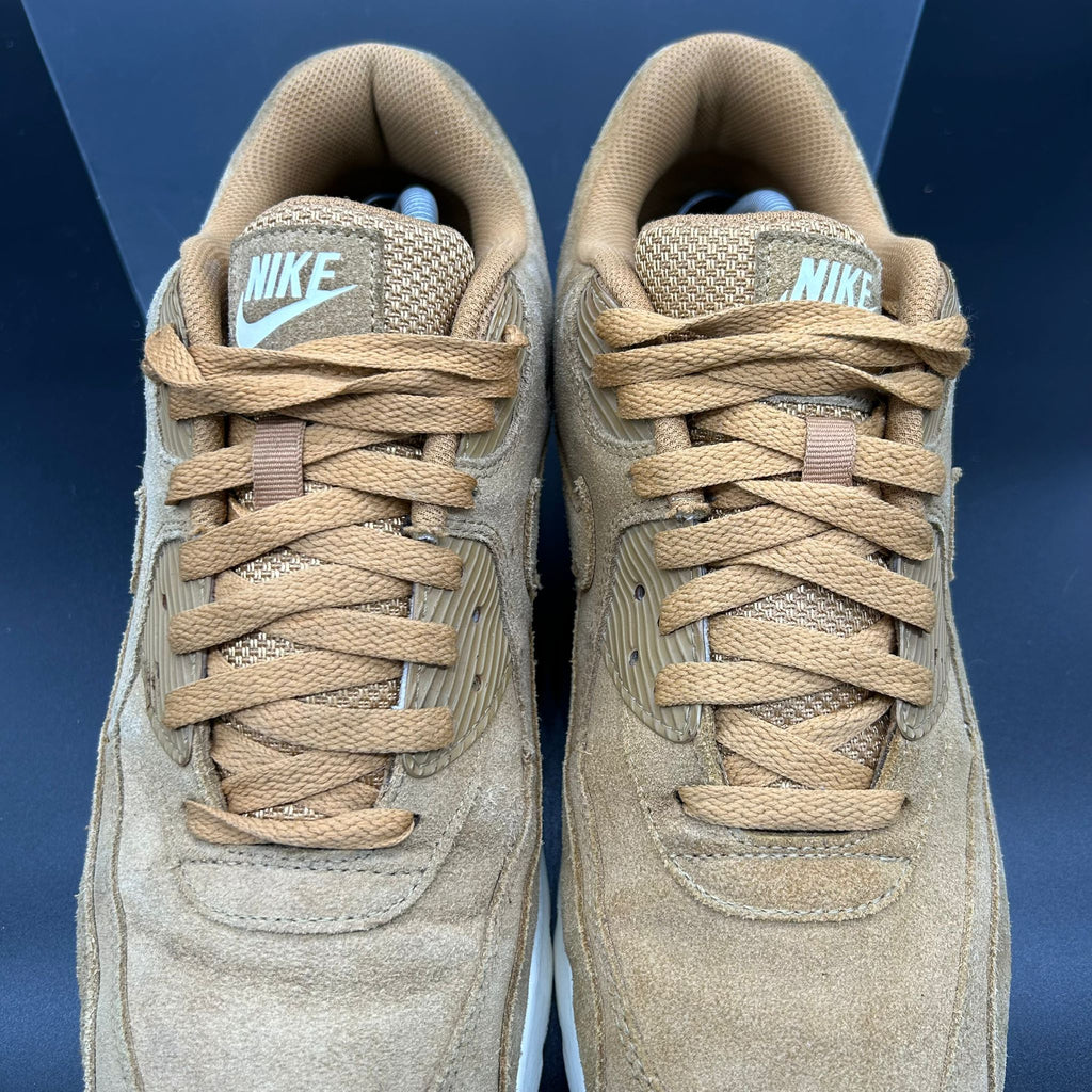 Nike Air Max 90 — Wheat/Tan Suede (Used)