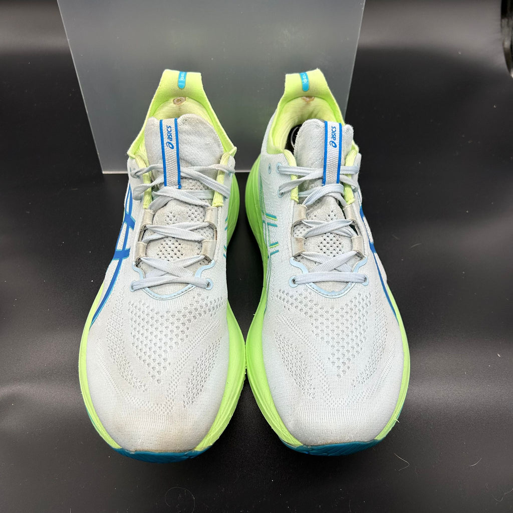 Asics Gel-Nimbus 26 — Pale Blue/Lime Zest (Used)