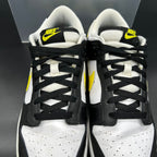 Nike Dunk Low — Black/White/Yellow Strike (Used)