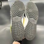 Nike Dunk Low — Black/White/Yellow Strike (Used)