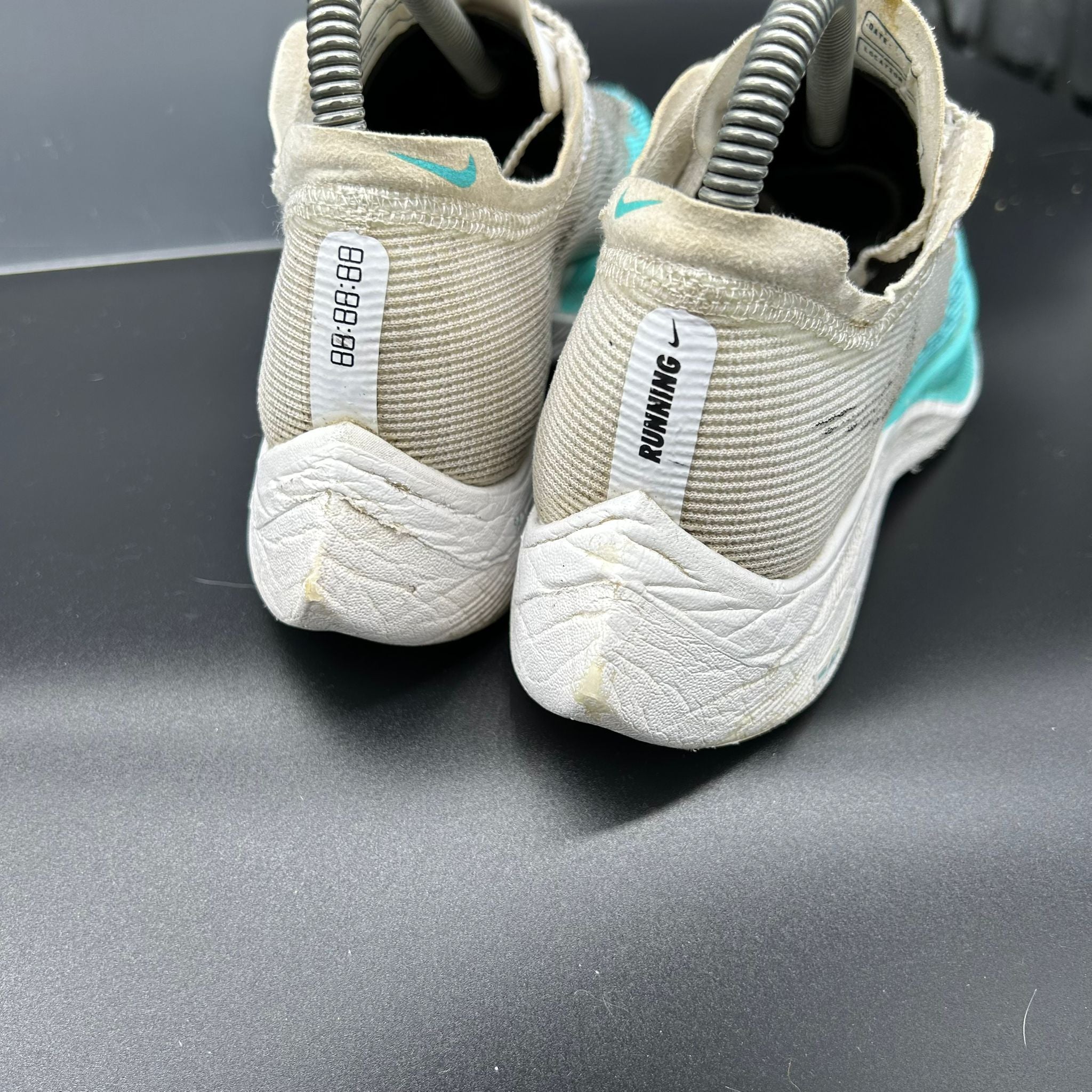 Nike ZoomX Vaporfly Next% 2 — White/Turquoise Blue (Used)