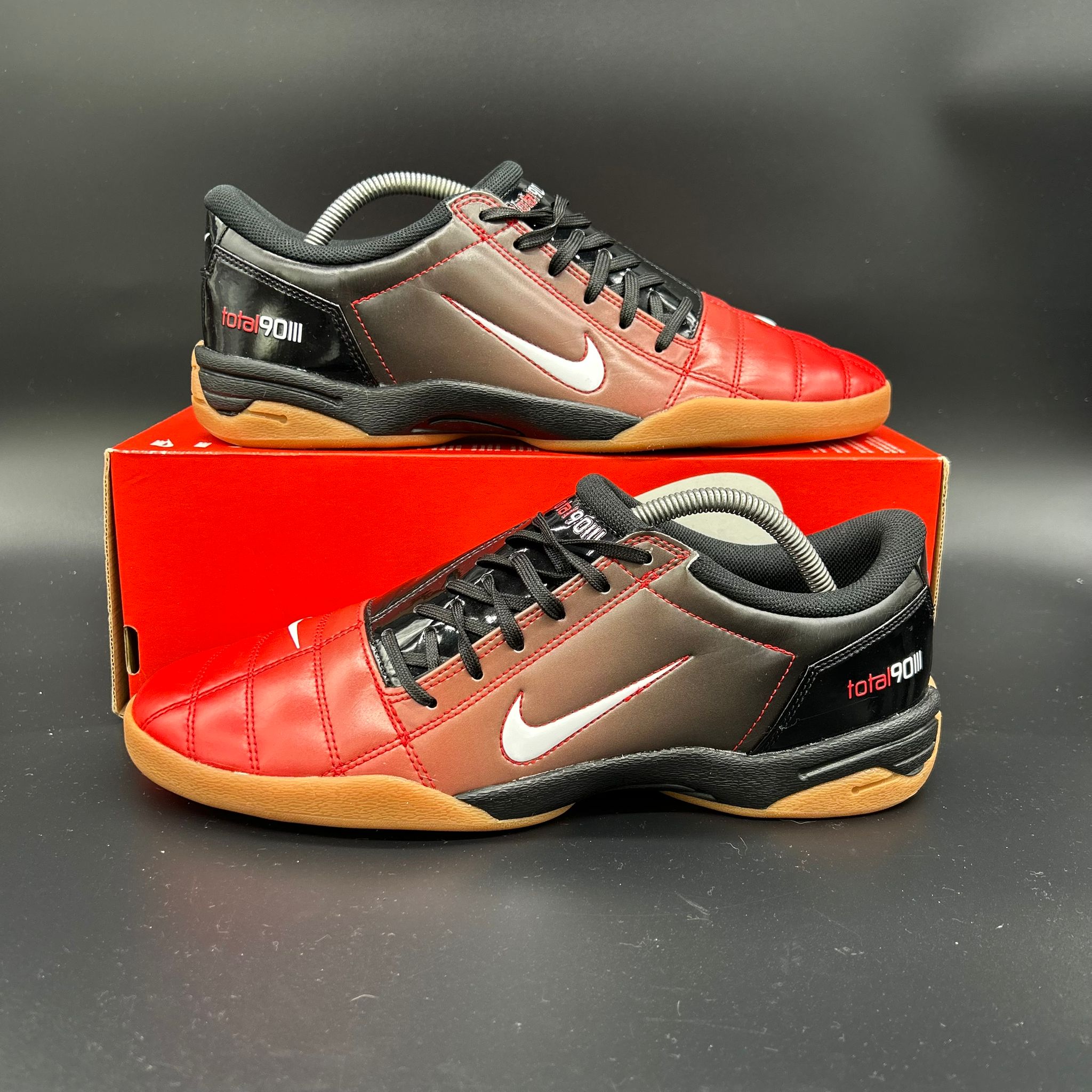 Nike Total 90 III — Sport Red/Black/Gum (Brand New)