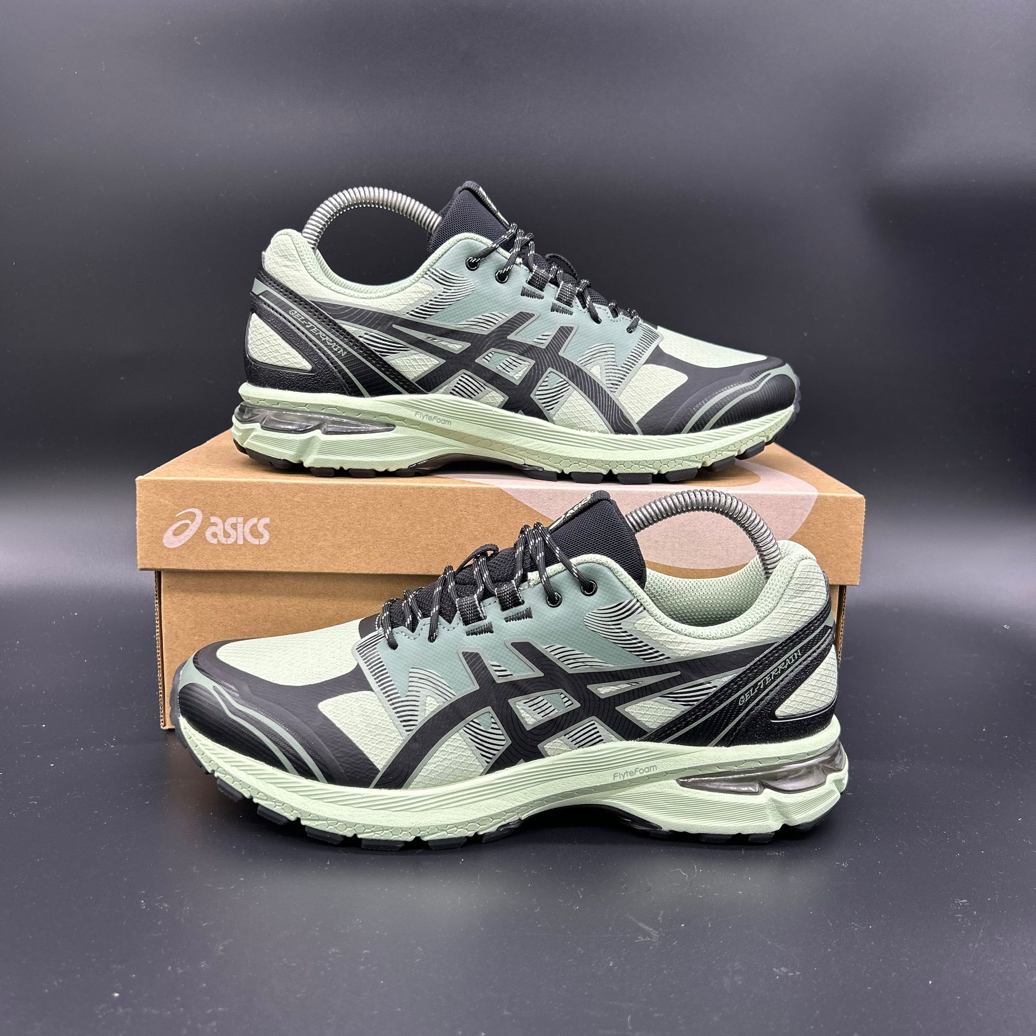 Asics Gel-Terrain — Dark Jade/Black (Brand New)