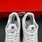 Nike Shox R4 — White/White-Phantom (Brand New)