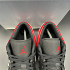 Air Jordan 1 Low ‘Bred’ — Black/Gym Red/White (Used)