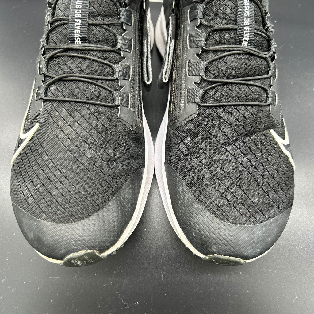 Nike Air Zoom Pegasus 38 FlyEase — Black/White (Used)