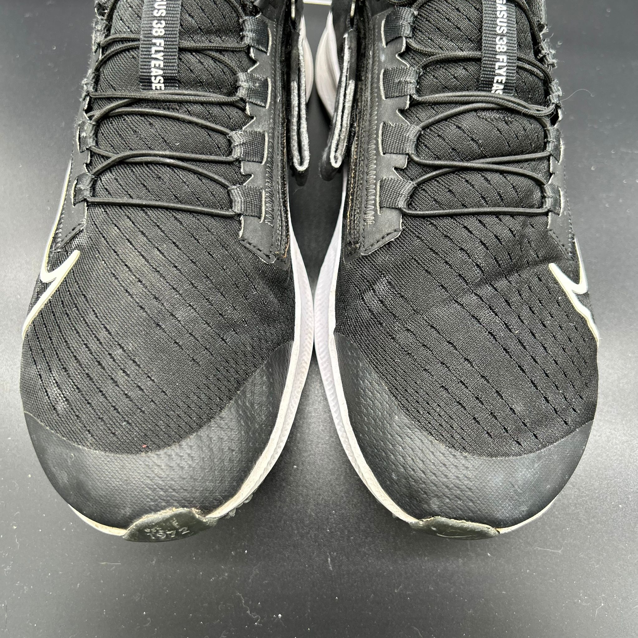 Nike Air Zoom Pegasus 38 FlyEase — Black/White (Used)