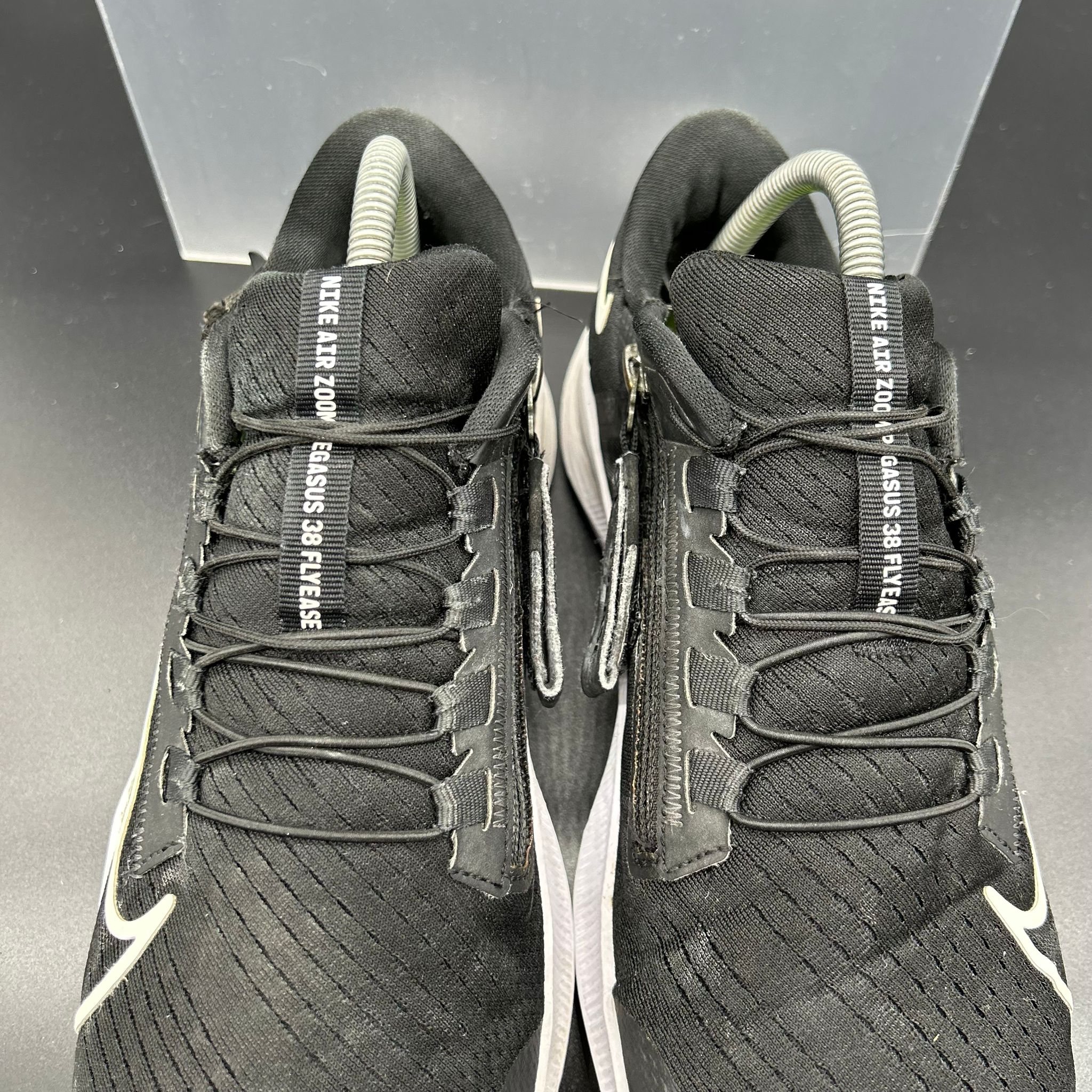 Nike Air Zoom Pegasus 38 FlyEase — Black/White (Used)