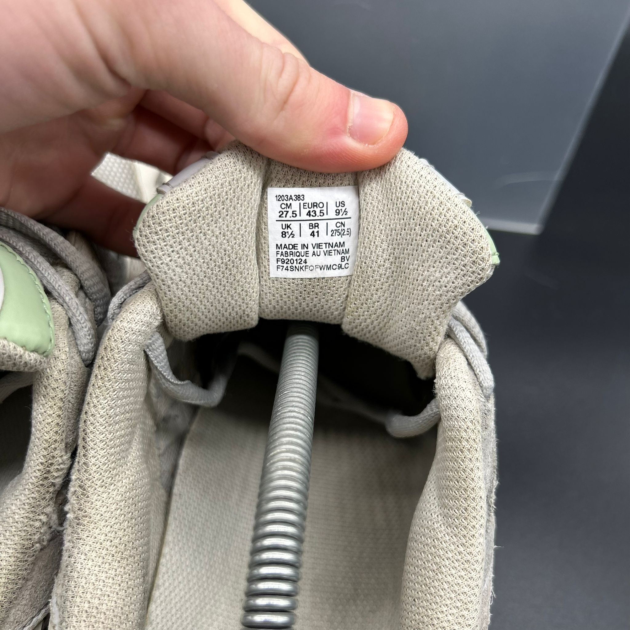 Asics Gel-NYC — Oyster Grey/Seafoam Green (Used)