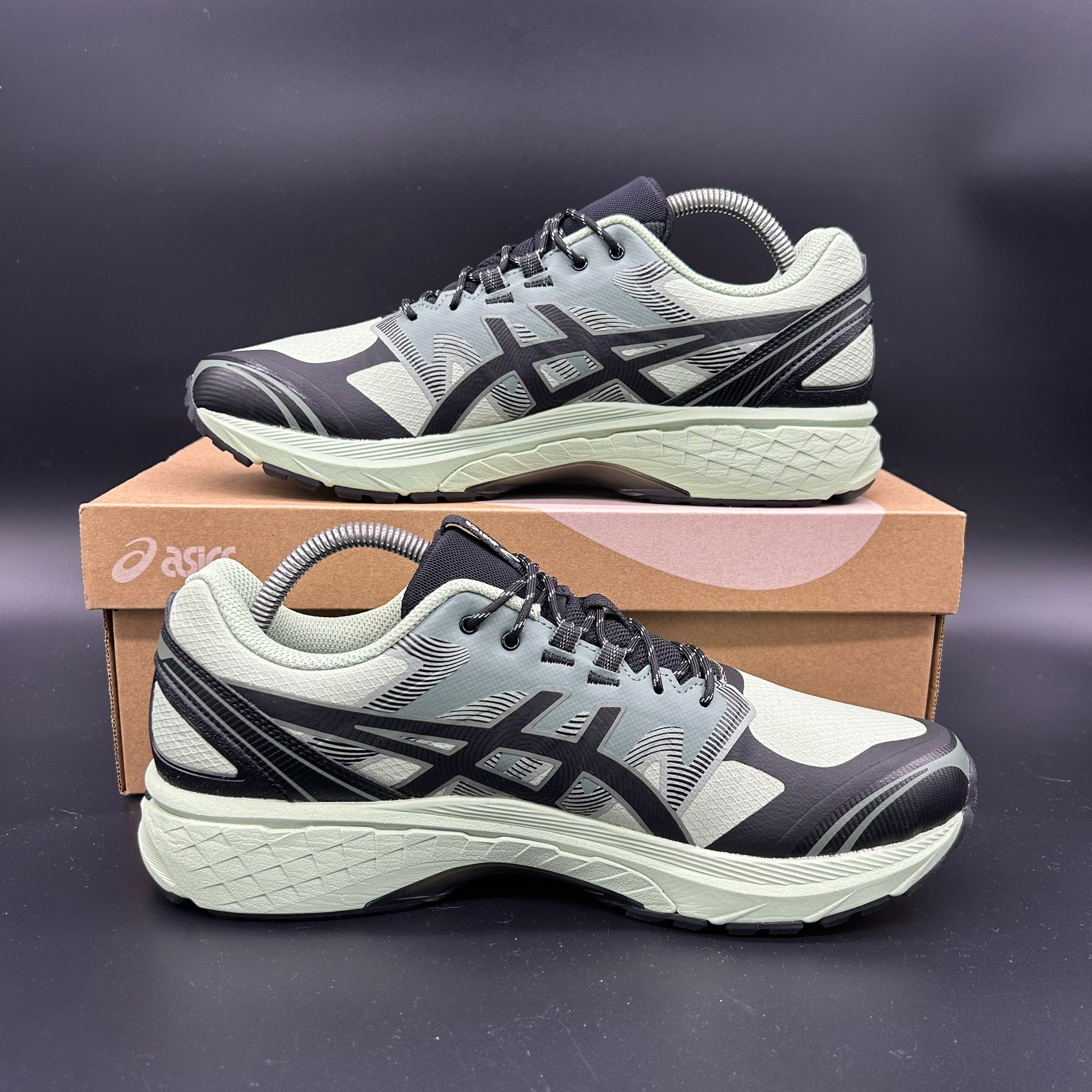 Asics Gel-Terrain – Dark Jade/Black – EU 42 / US 8.5 (Brand New with Box)