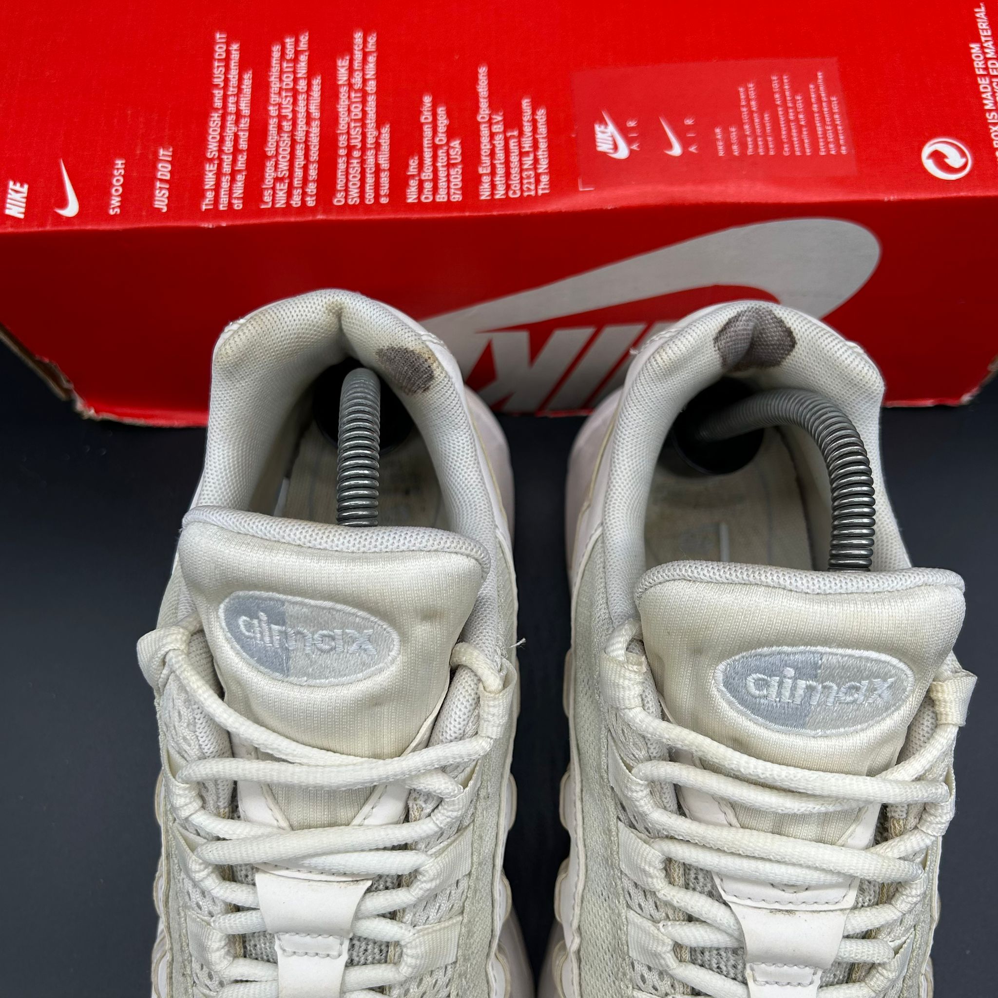 Nike Air Max 95 – White/Pure Platinum – EU 42 / US 10 (Used)