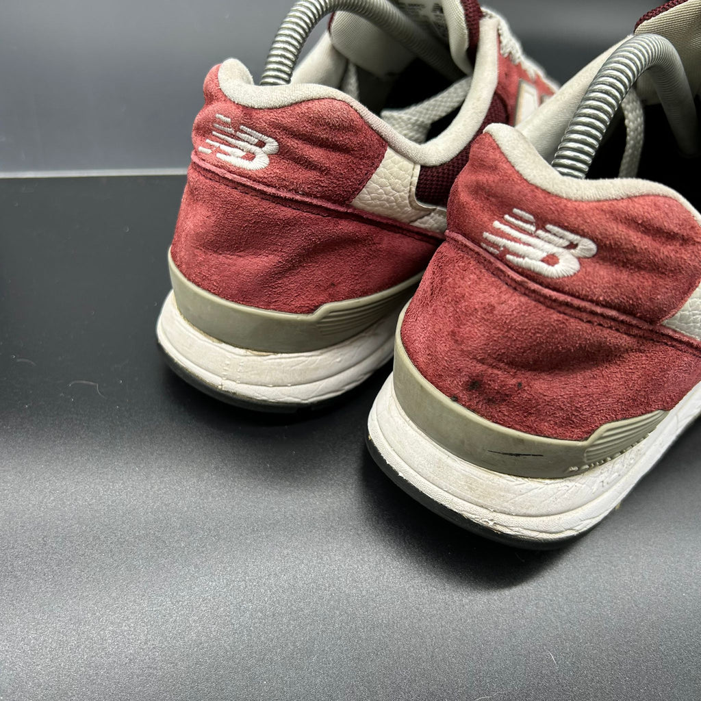 New Balance 996 – Burgundy / White – EU 42.5 / US 9 (Used)