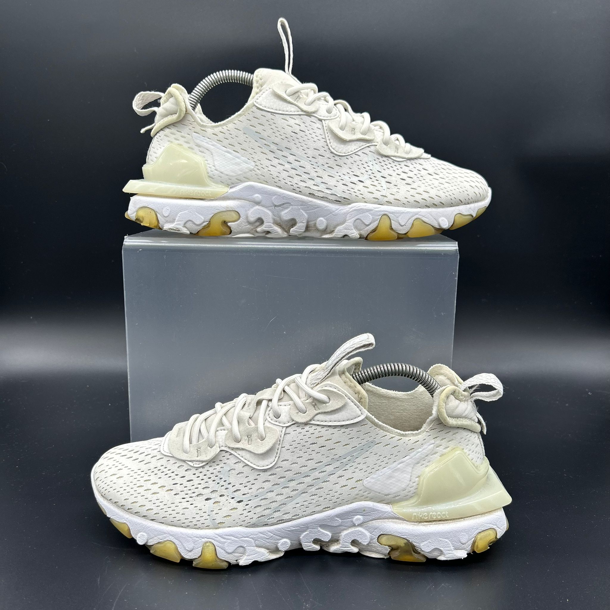 Nike React Vision – Triple White – EU 41 / US 8 (Used)