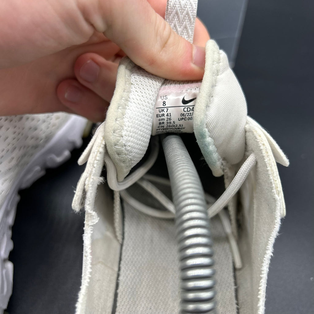 Nike React Vision – Triple White – EU 41 / US 8 (Used)
