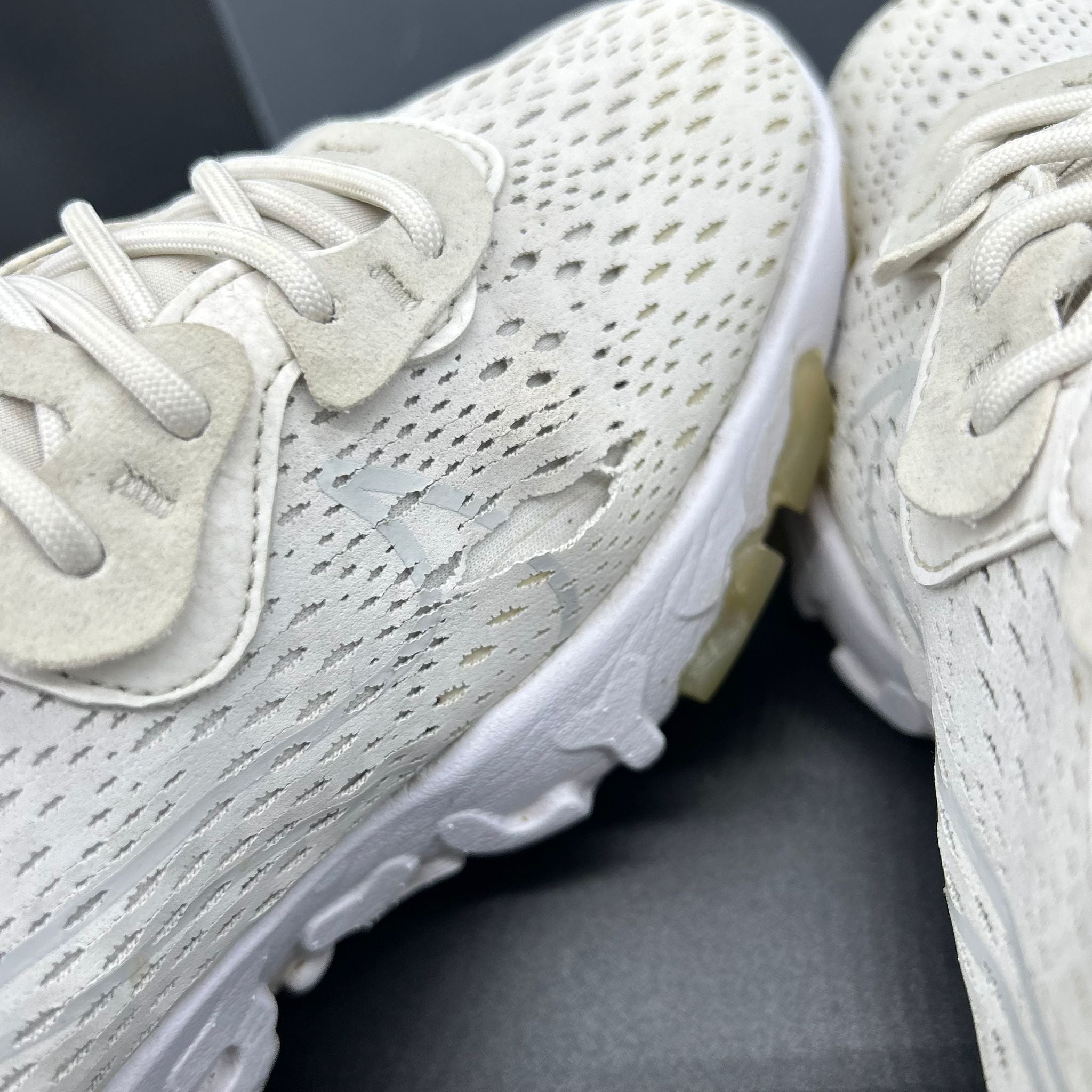 Nike React Vision – Triple White – EU 41 / US 8 (Used)
