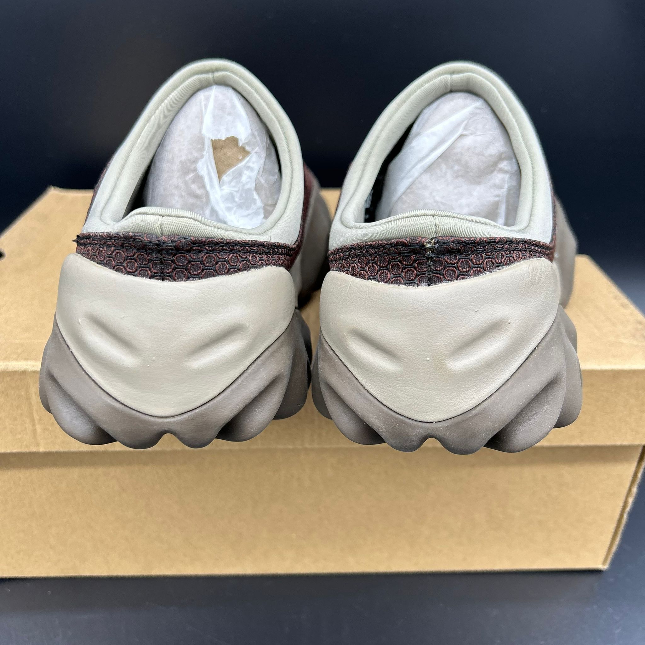 Oakley Factory Team Jacquard Chop Saw Mule – Brown/Cream – EU 43 / US 9.5 (New with Box)