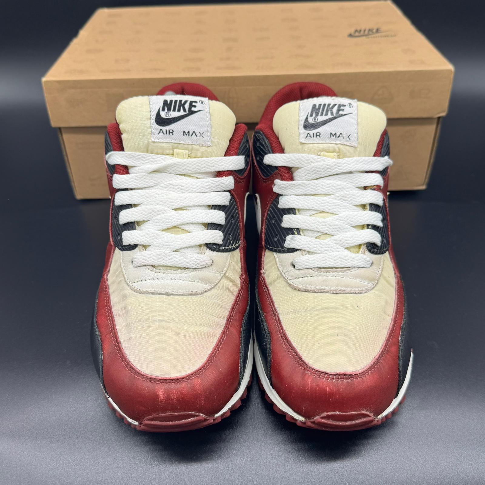 Nike Air Max 90 Premium '09 – White / Team Red / Black