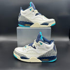 Jordan Son of Mars Low (2014) – White/Midnight Navy-Turquoise Blue – EU 43