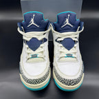 Jordan Son of Mars Low (2014) – White/Midnight Navy-Turquoise Blue – EU 43