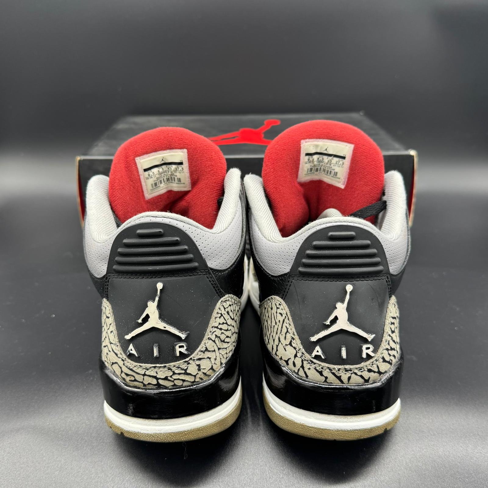 Air Jordan 3 Retro Black Cement (2011) – EU 43