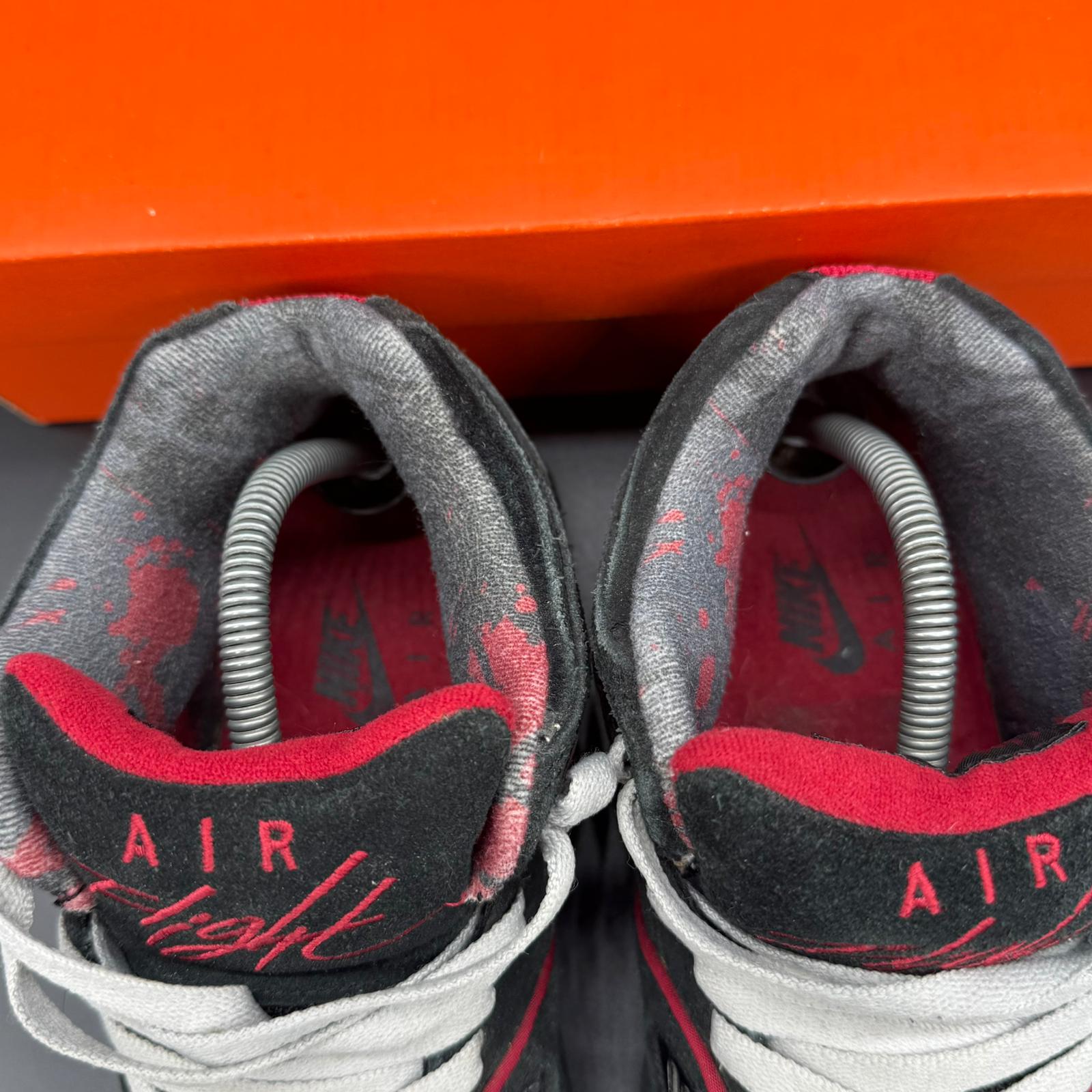 Nike Air Flight '89 A (2007) – Black/Deep Red-Chrome – EU 43