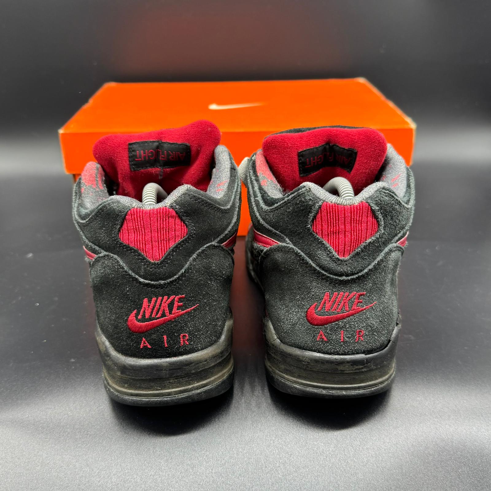 Nike Air Flight '89 A (2007) – Black/Deep Red-Chrome – EU 43