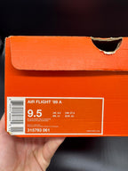 Nike Air Flight '89 A (2007) – Black/Deep Red-Chrome – EU 43