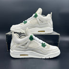 Air Jordan 4 Retro (2004) – EU 42 / US 8.5 | White/Chrome-Classic Green
