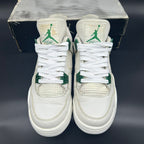 Air Jordan 4 Retro (2004) – EU 42 / US 8.5 | White/Chrome-Classic Green