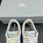 Nike Air Force 1 White University Blue - binnenkant