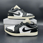 Air Jordan 1 Low White Black EU 40 - bovenaanzicht