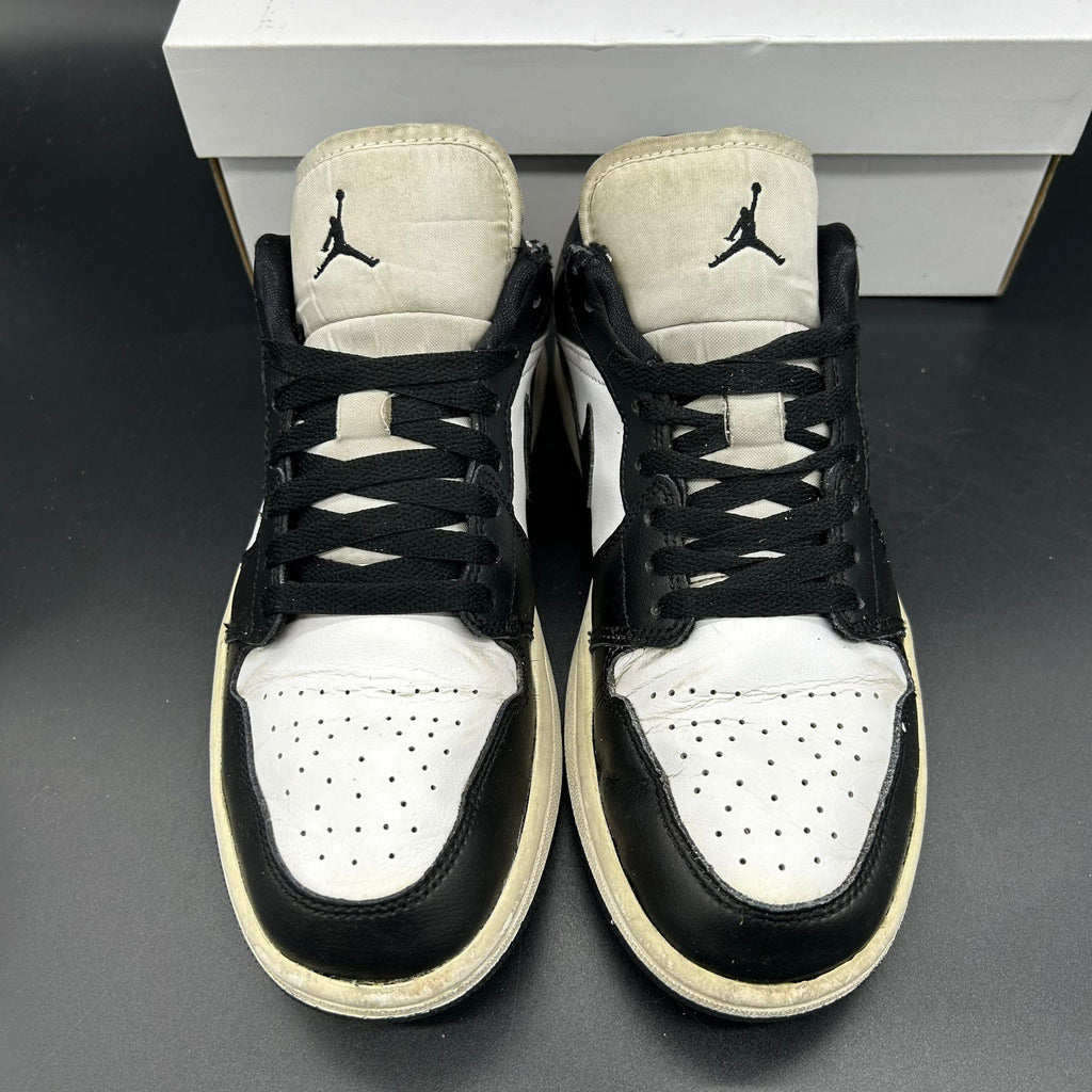 Air Jordan 1 Low White Black EU 40 - hak Air Jordan logo
