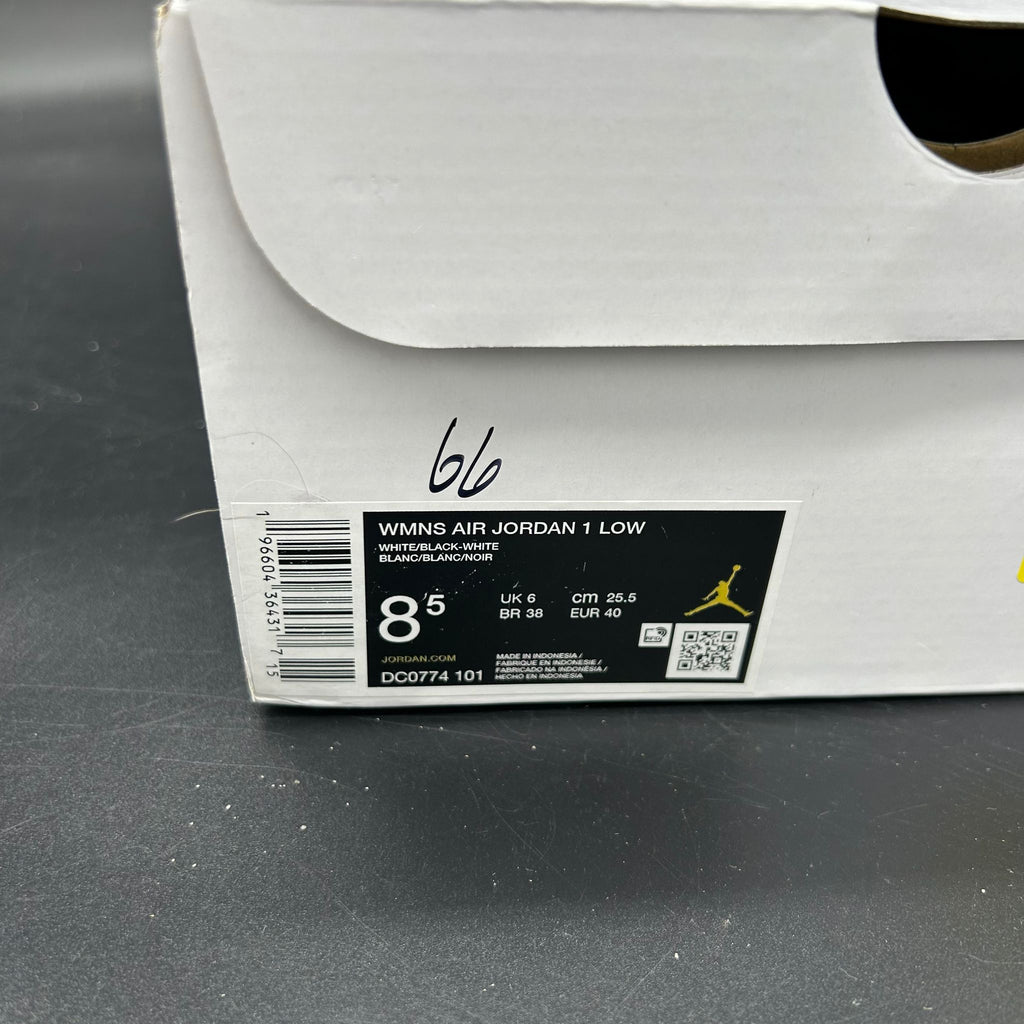 Air Jordan 1 Low White Black EU 40 - extra foto 2