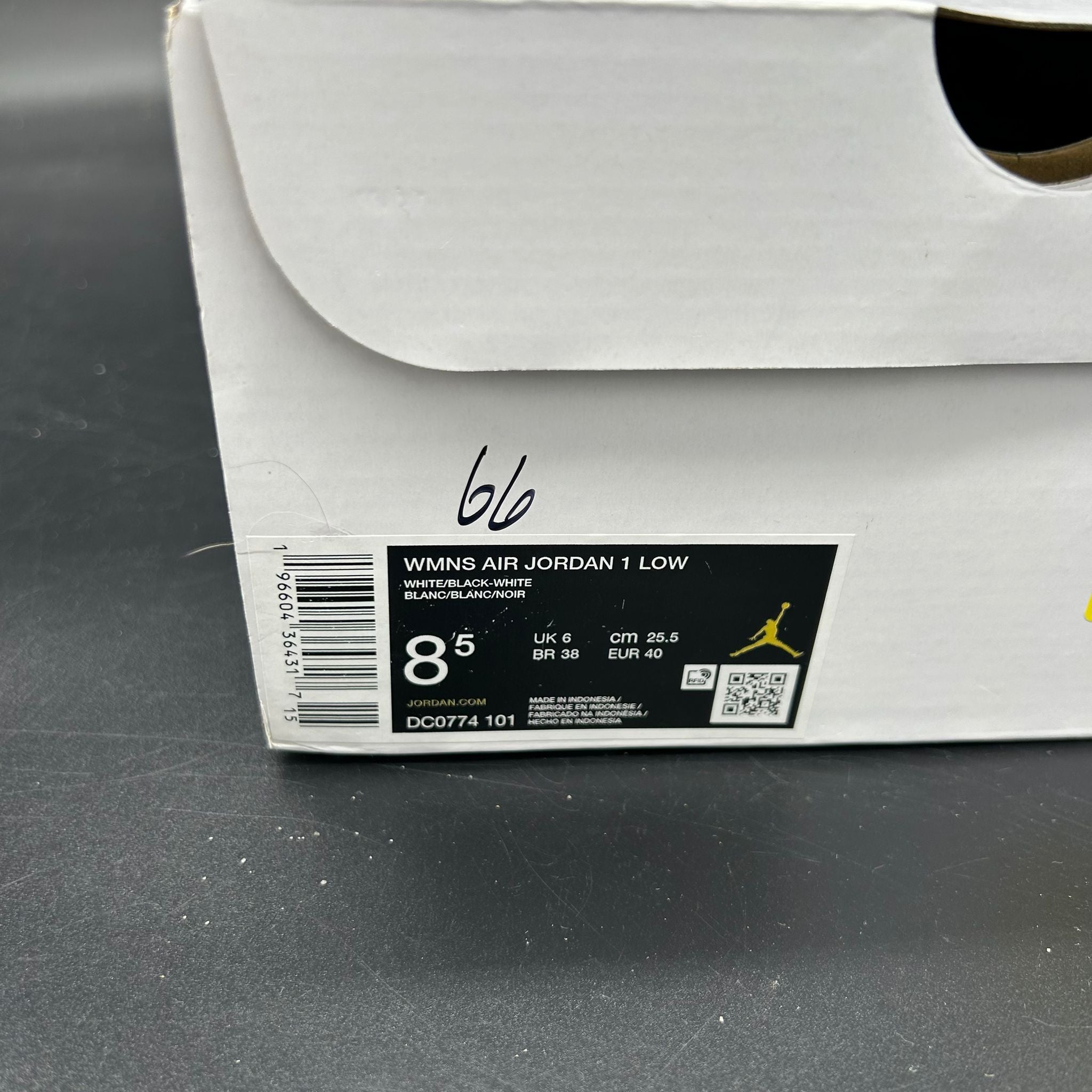 Air Jordan 1 Low White Black EU 40 - extra foto 2