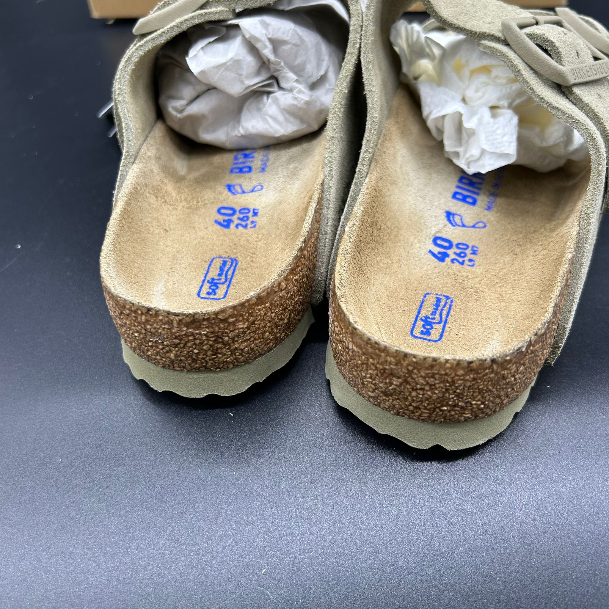 Birkenstock Arizona binnenzool detail