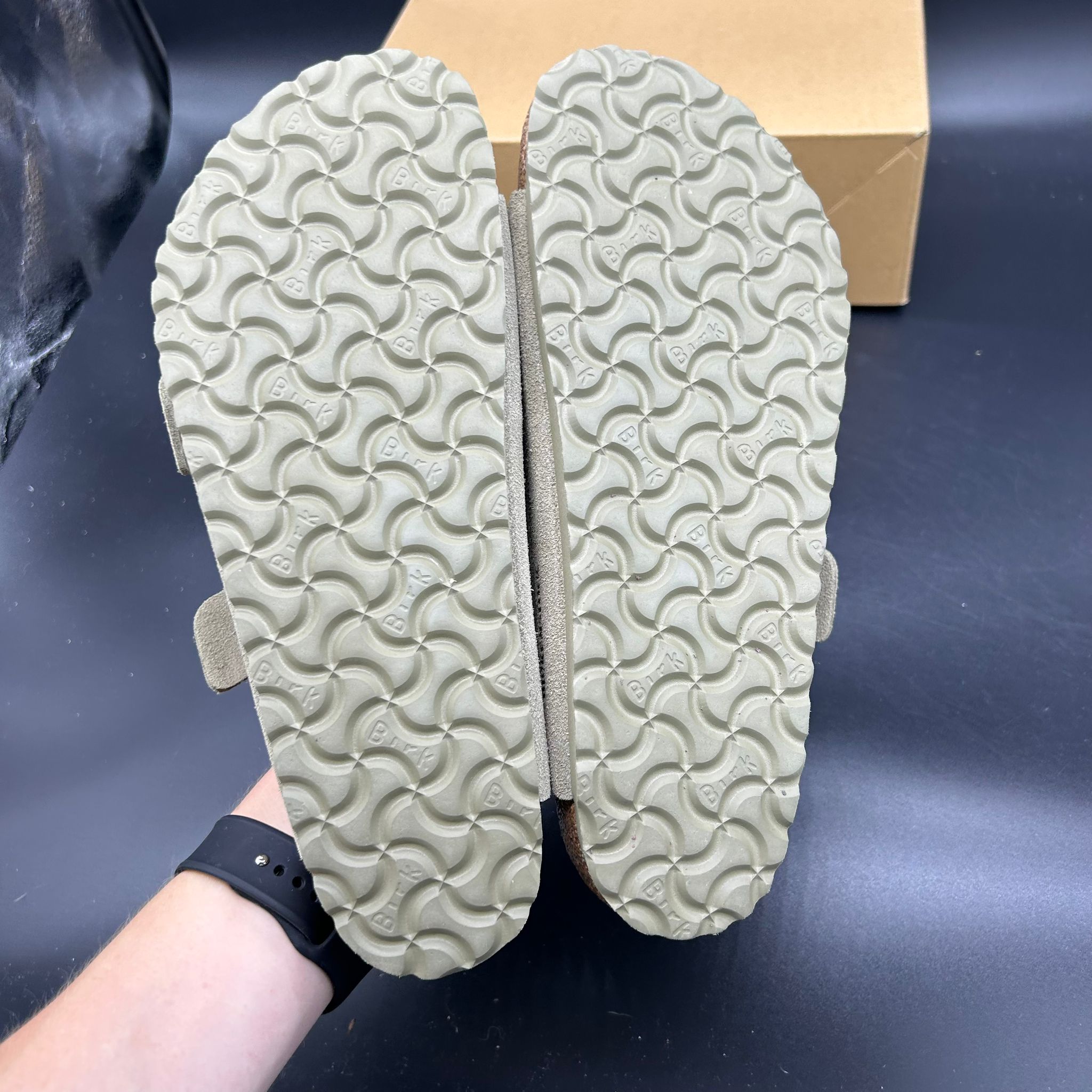 Birkenstock Arizona doos label